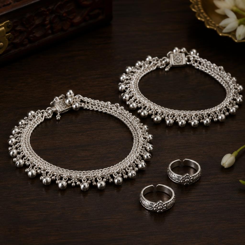 Silver Payal & Bichhiya